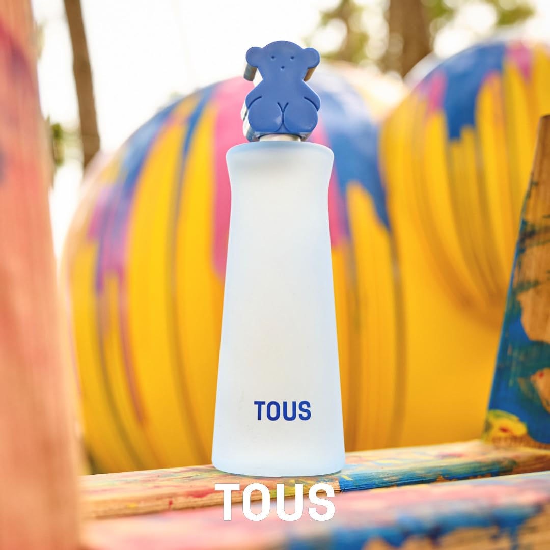 TOUS Kids Boy Eau de Toilette for Kids, Fresh Citrus Fragrance, 3.4 Fl Oz