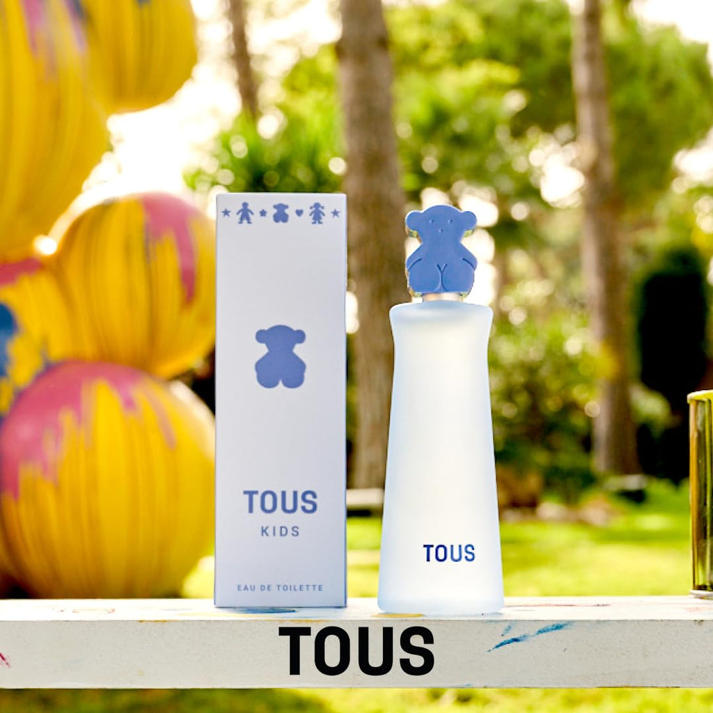 TOUS Kids Boy Eau de Toilette for Kids, Fresh Citrus Fragrance, 3.4 Fl Oz