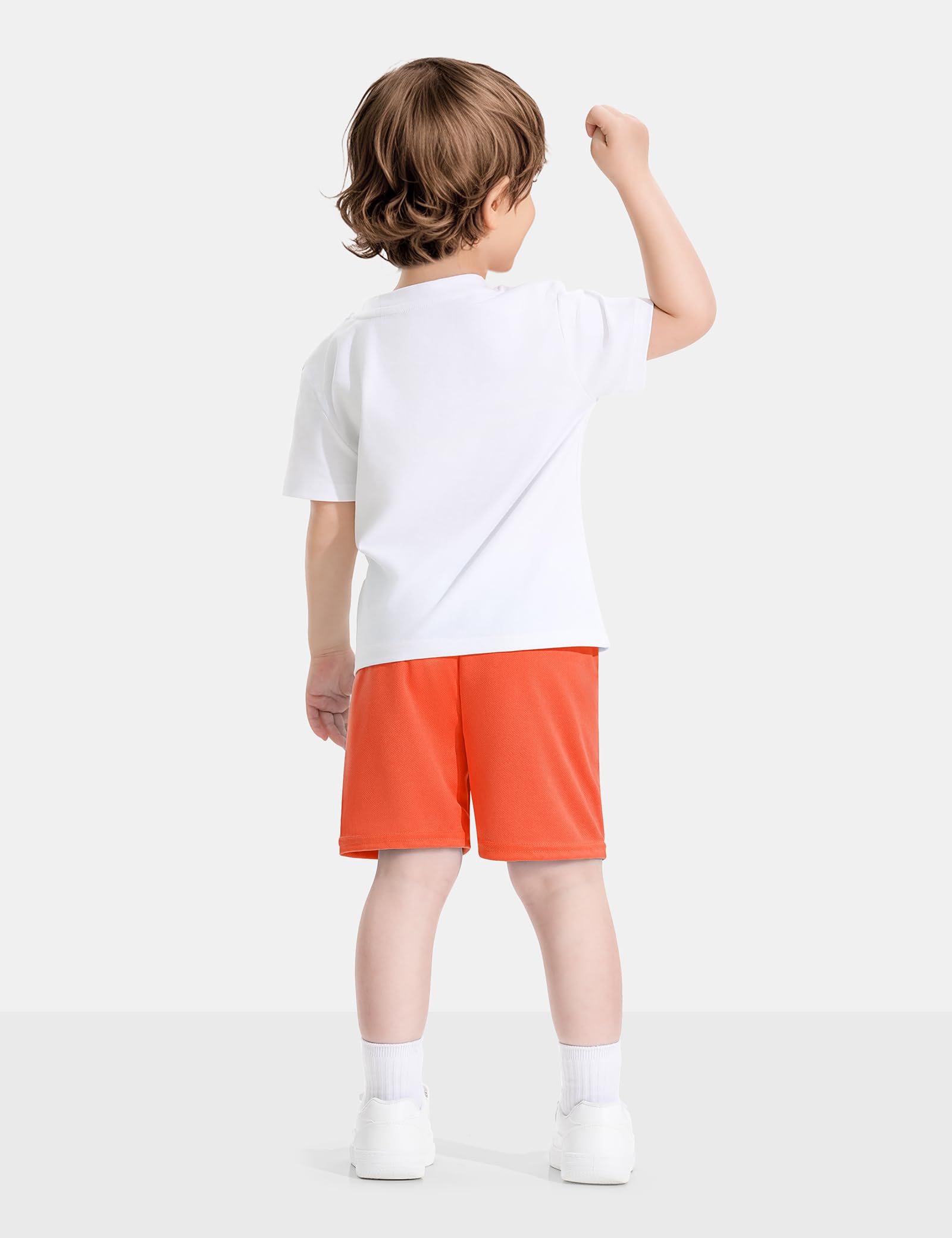 Witwot 3 Pack Toddler Boys Athletic Basketball Shorts Soccer Short Clothes