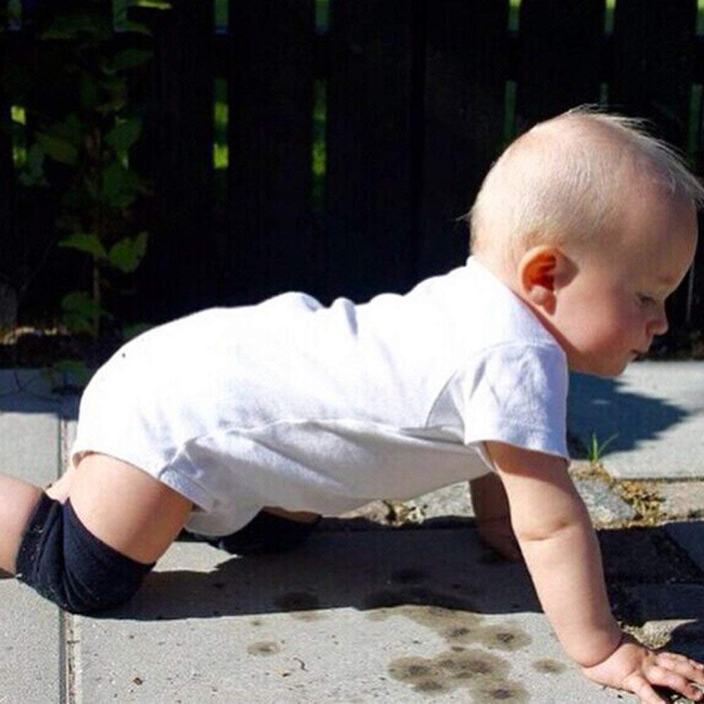 BOSONER Baby Crawling Anti-Slip Knee, Unisex Baby Toddlers Kneepads 5 Pairs