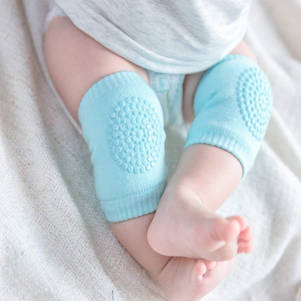 BOSONER Baby Crawling Anti-Slip Knee, Unisex Baby Toddlers Kneepads 5 Pairs