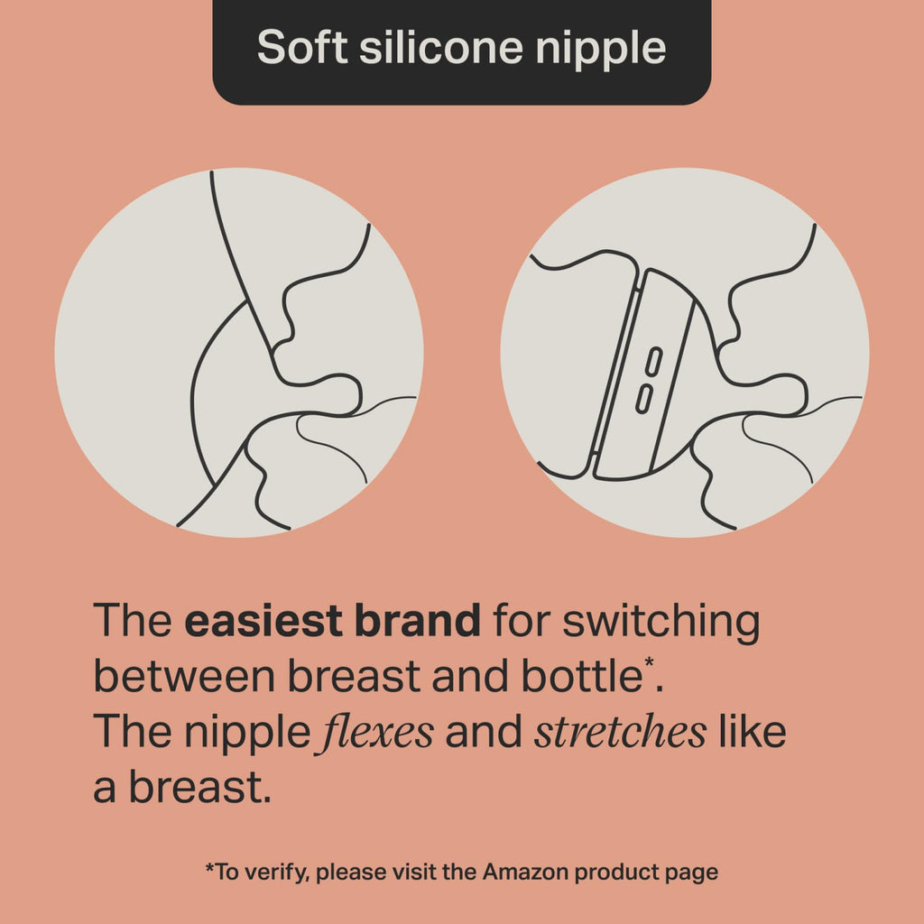 Tommee Tippee Natural Start Baby Bottle Set, Breast-Like Nipples, 0m+