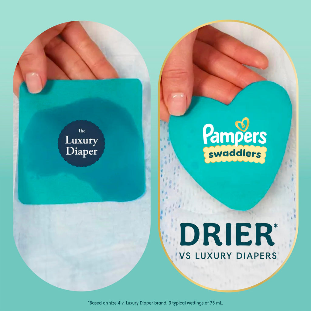 Pampers Swaddlers Newborn Diapers, Size Newborn (<10 lbs), 140 Count, Fragrance Free, Hypoallergenic, Absorbent, Pediatrician Recommended, Skin Safe