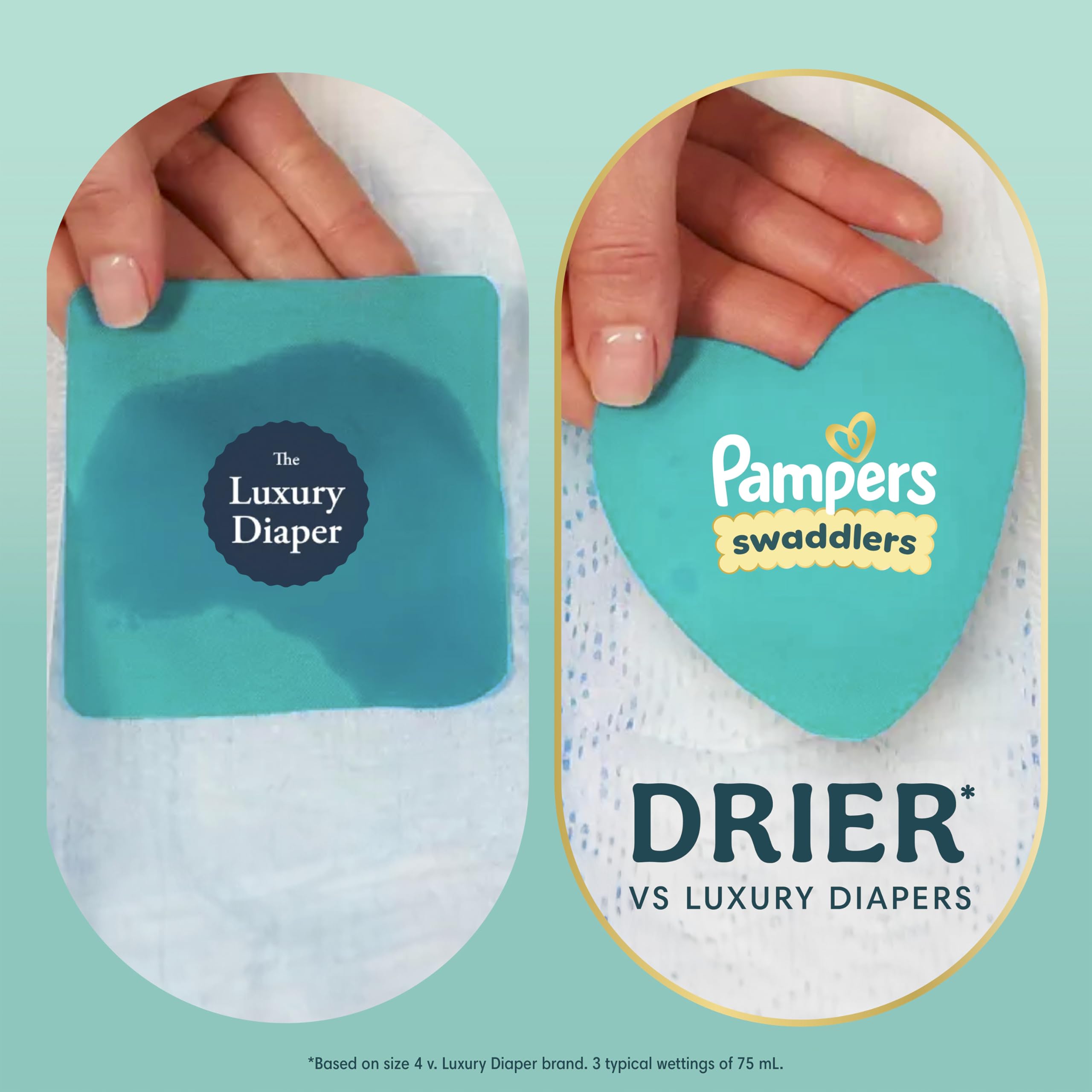 Pampers Swaddlers Newborn Diapers, Size Newborn (<10 lbs), 140 Count, Fragrance Free, Hypoallergenic, Absorbent, Pediatrician Recommended, Skin Safe