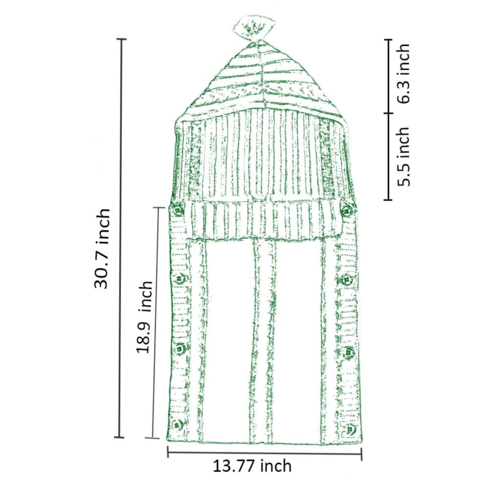 XMWEALTHY Newborn Baby Wrap Swaddle Blanket Knit Wrap Blanket Bag Receiving Blankets Stroller Wrap for Baby Beige 0-6 Month