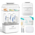 Grownsy Space Saving Baby Bottle Sterilizer and Dryer with Travel Set