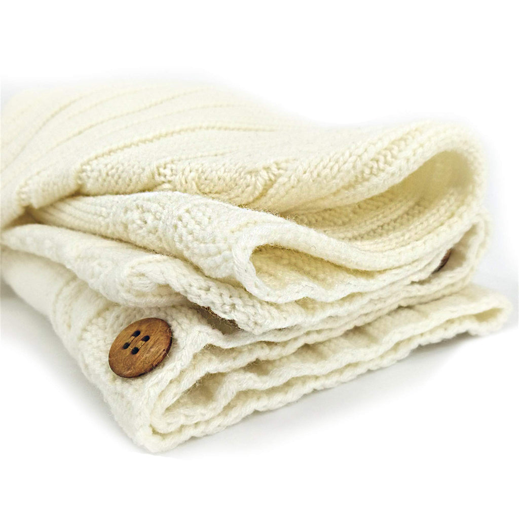 XMWEALTHY Newborn Baby Wrap Swaddle Blanket Knit Wrap Blanket Bag Receiving Blankets Stroller Wrap for Baby Beige 0-6 Month