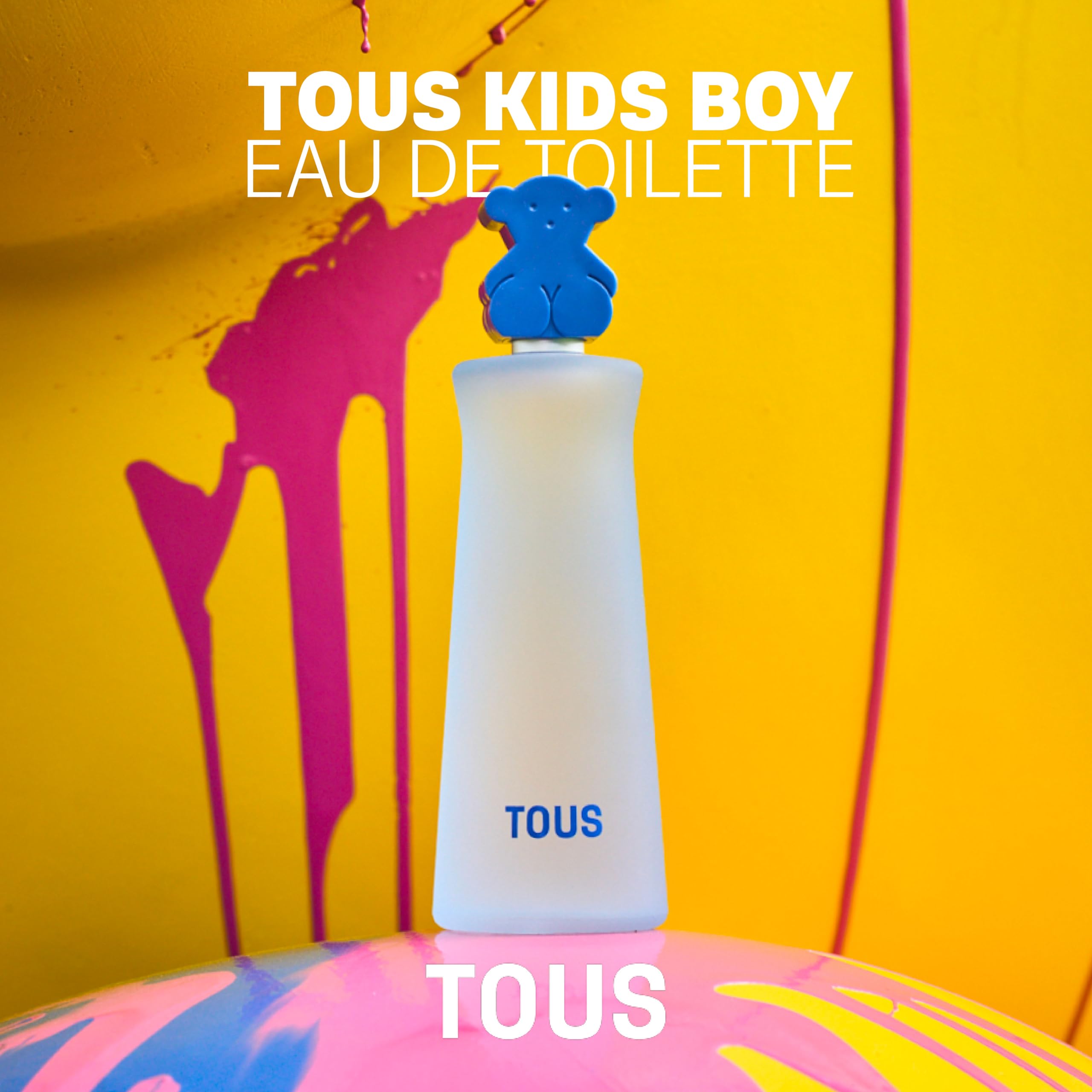 TOUS Kids Boy Eau de Toilette for Kids, Fresh Citrus Fragrance, 3.4 Fl Oz
