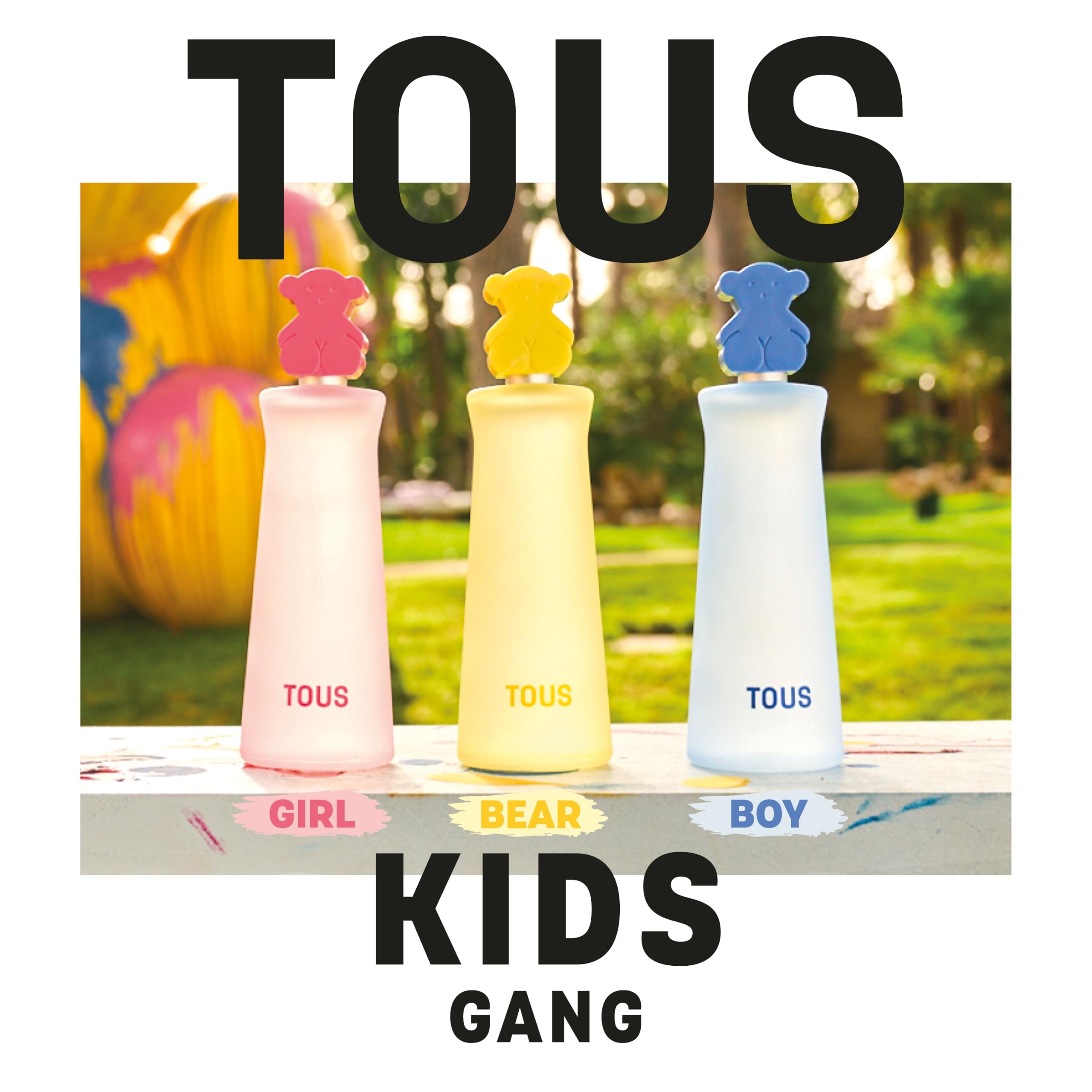 TOUS Kids Boy Eau de Toilette for Kids, Fresh Citrus Fragrance, 3.4 Fl Oz