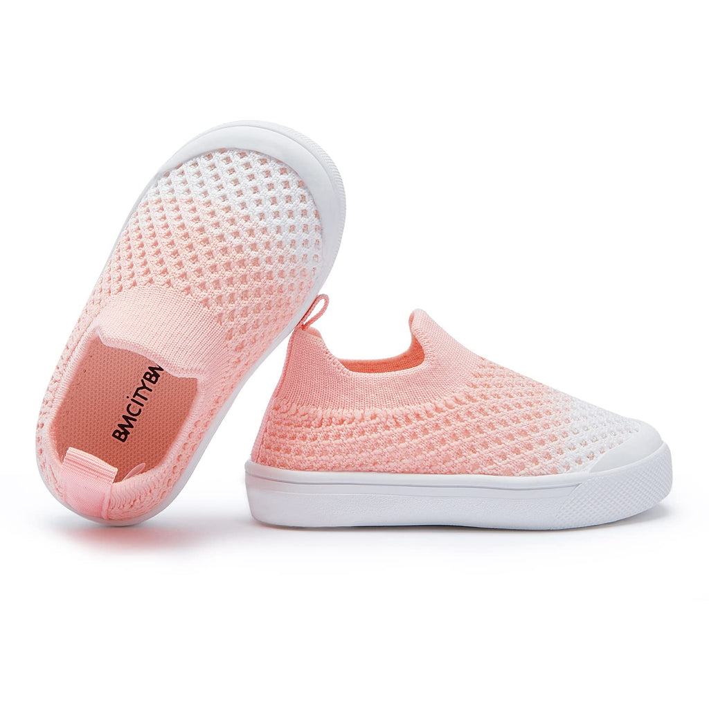 BMCiTYBM Baby Walking Shoes First Infant Sneakers Pink Size 12-18 Months