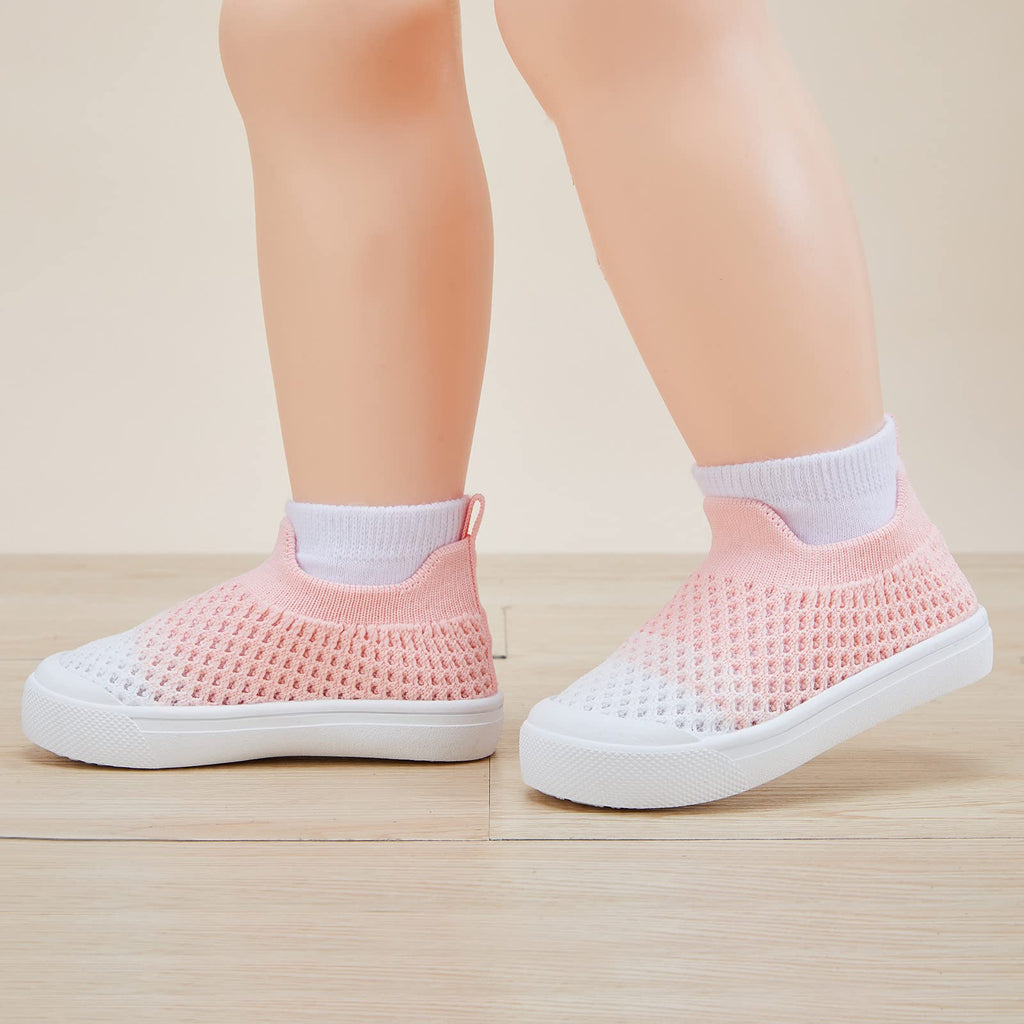 BMCiTYBM Baby Walking Shoes First Infant Sneakers Pink Size 12-18 Months