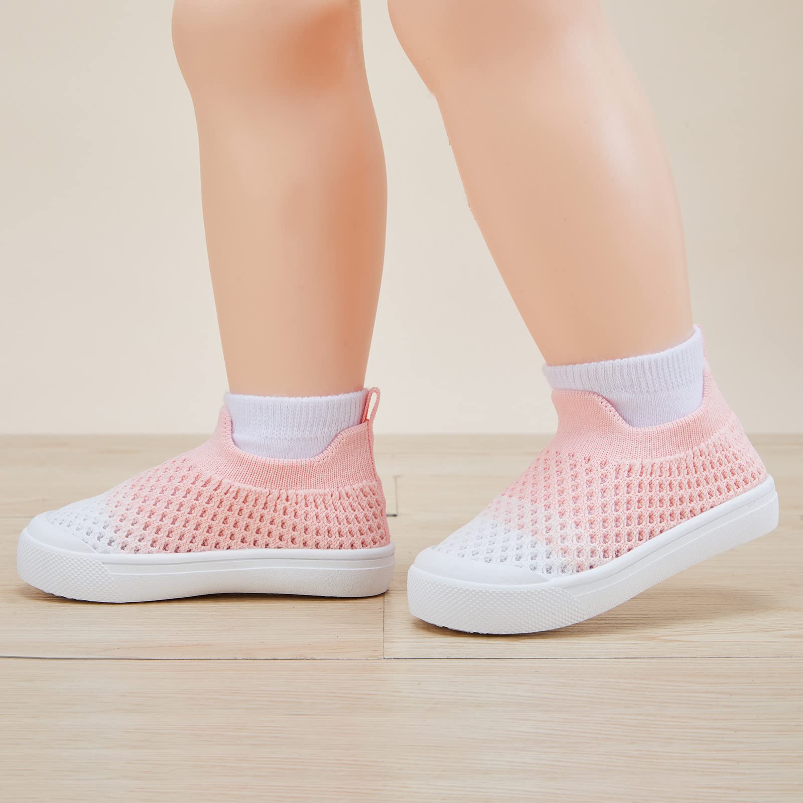 BMCiTYBM Baby Walking Shoes First Infant Sneakers Pink Size 12-18 Months