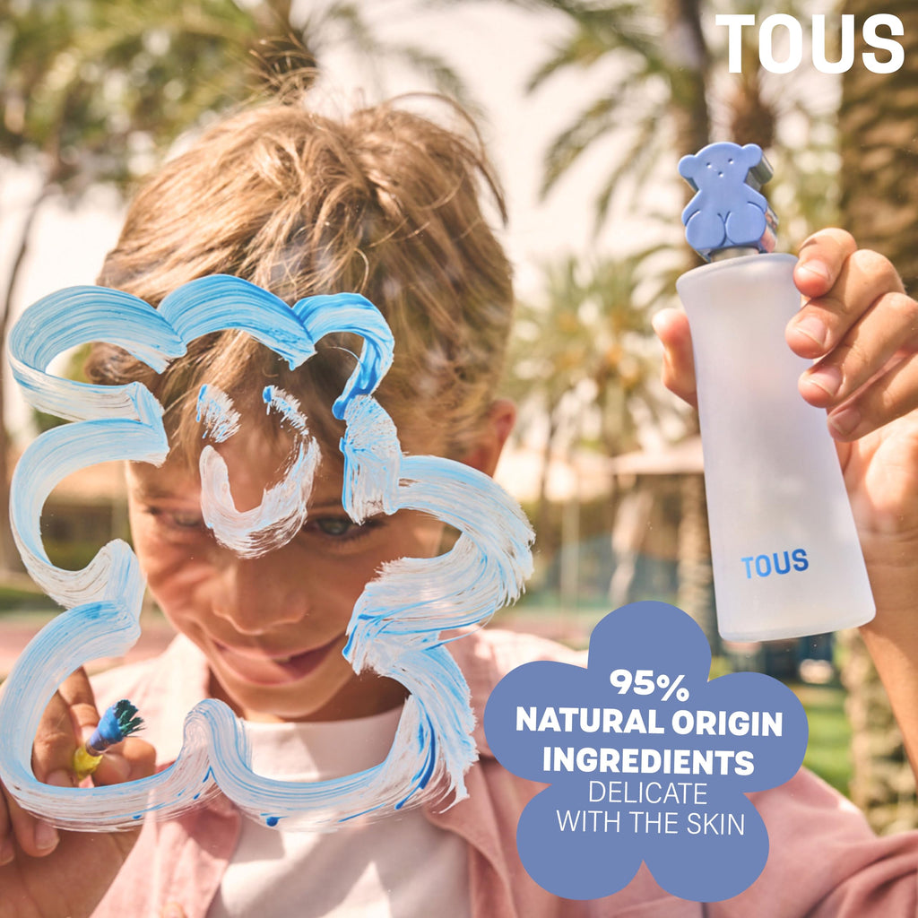 TOUS Kids Boy Eau de Toilette for Kids, Fresh Citrus Fragrance, 3.4 Fl Oz
