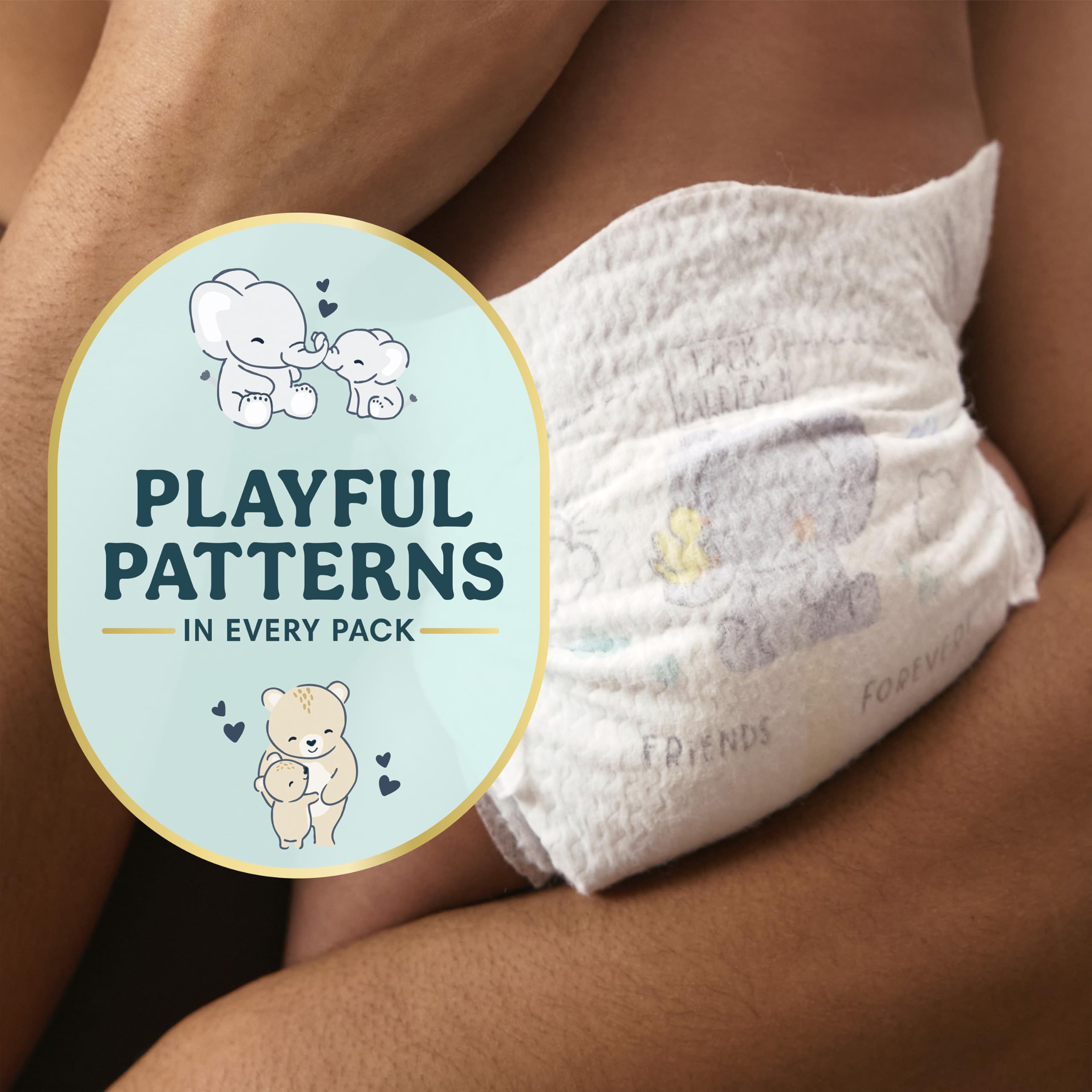 Pampers Swaddlers Newborn Diapers, Size Newborn (<10 lbs), 140 Count, Fragrance Free, Hypoallergenic, Absorbent, Pediatrician Recommended, Skin Safe