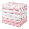 GLLQUEN BABY Receiving Blankets Girl Muslin Swaddle Blankets for Newborn