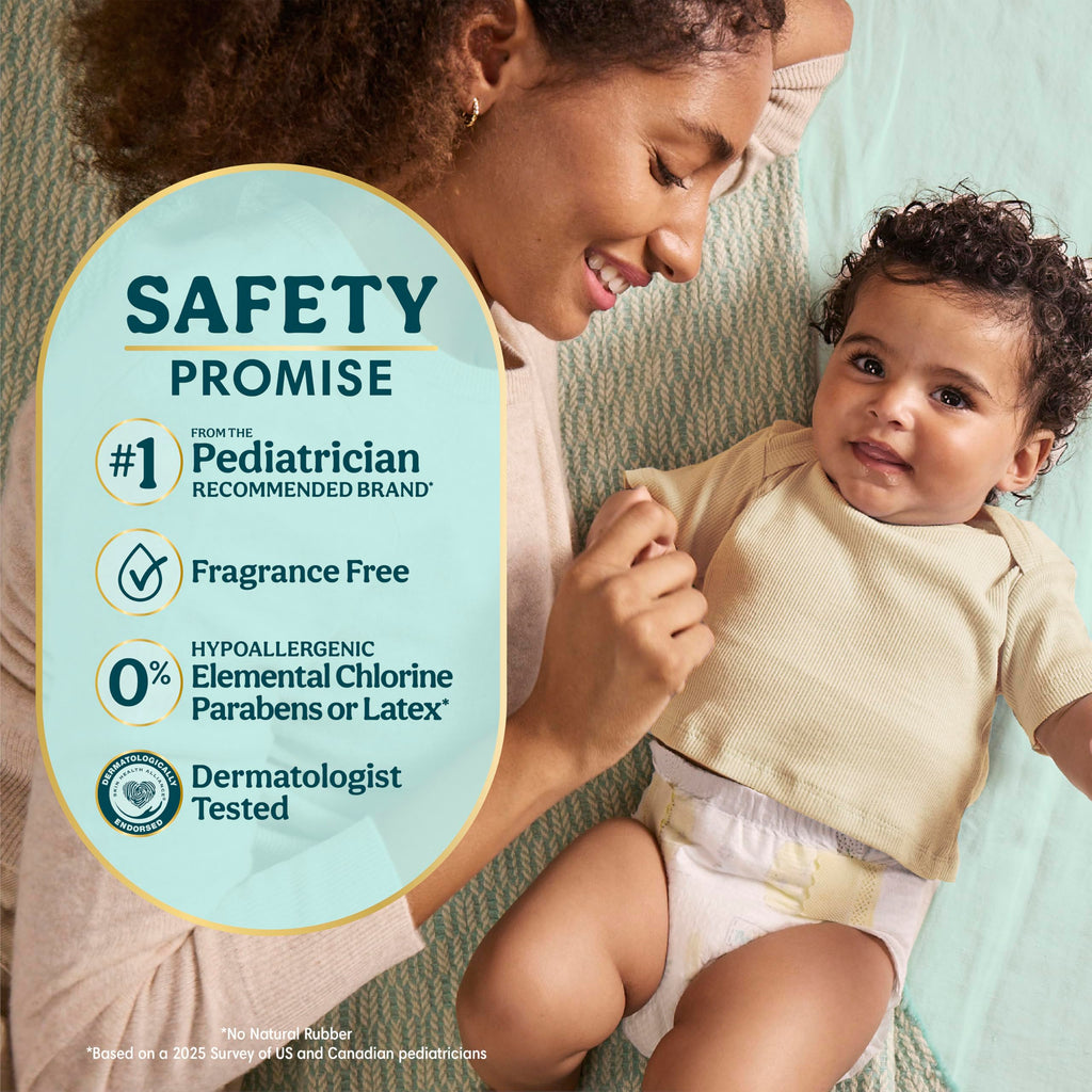 Pampers Swaddlers Newborn Diapers, Size Newborn (<10 lbs), 140 Count, Fragrance Free, Hypoallergenic, Absorbent, Pediatrician Recommended, Skin Safe