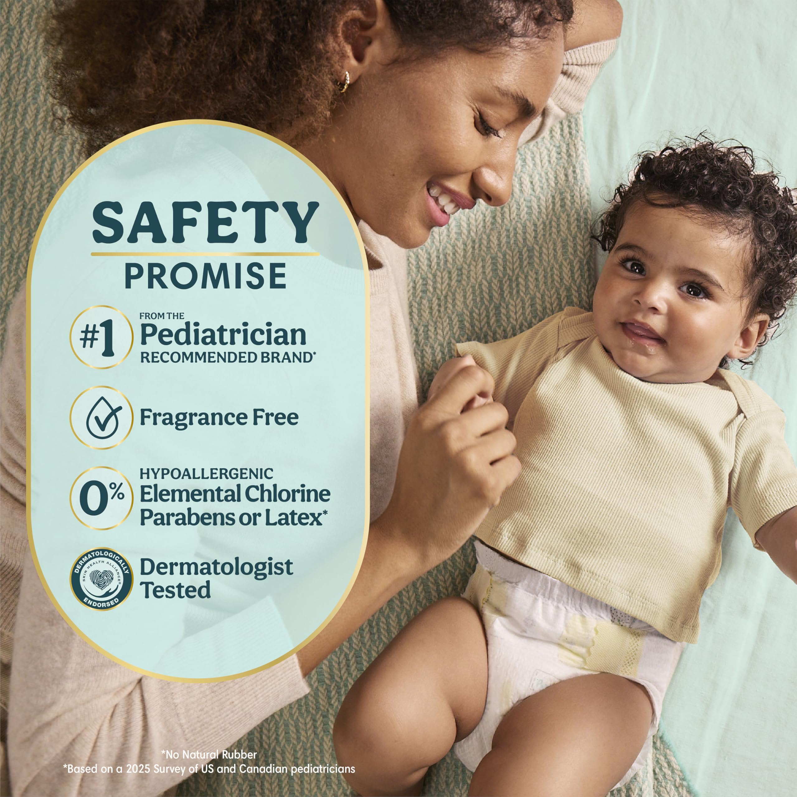 Pampers Swaddlers Newborn Diapers, Size Newborn (<10 lbs), 140 Count, Fragrance Free, Hypoallergenic, Absorbent, Pediatrician Recommended, Skin Safe